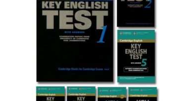 KEY ENGLISH TEST with answers 1 2 3 4 5 6 7